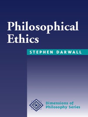 cover image of Philosophical Ethics